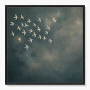 Birds in Mist Painting #MA012