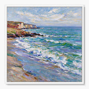 Rolling Surf Along the Cliffs #M838