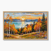 Autumn Above the Lake #M842