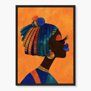 Modern African Silhouette Portrait #PAC036