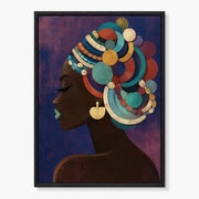 Modern African Silhouette Portrait #PAC037