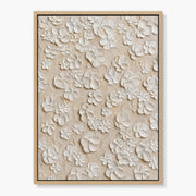 Floral Plaster Relief Painting #SG060