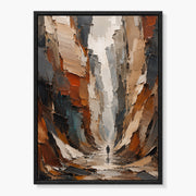 Textured Canyon Abstract Painting #SG079