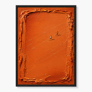 Orange Tennis Court Painting #SG113