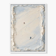 White Snowfield Texture Painting #SG115